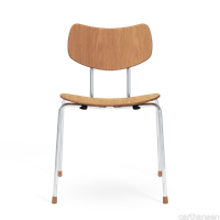 images-VLA26T Vega Chair-vla26_oak_lacquer_chrome_front.png thumb image