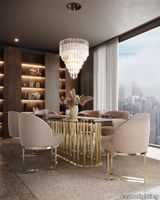 Castro-Lighting-Modern-Opulent-Dining-Room-Lotus-Suspension-Charlotte-Ring-Dining-Susan-Chair-WEB.jpg thumb image