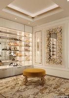 Castro-Lighting-Interiors-Modern-Grandiose-Mediterranean-Walk-In-Closet-Metier-Wall-Light-Marie-Round-Bench.jpg thumb image