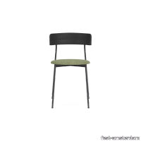 image-fridaydiningchairnoarmsblackframeblackbackcubelightgreen55-f-1 thumb image