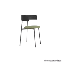 image-fridaydiningchairwitharmsblackframeblackbackcubelightgreen55-f-7 thumb image