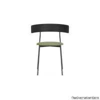 image-fridaydiningchairwitharmsblackframeblackbackcubelightgreen55-f-1 thumb image