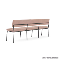 image-mondaydiningbench3seatblackframecubeblossom166-f-21 thumb image