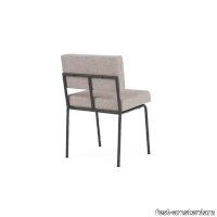 image-mondaydiningchairnoarmsblackframepolverebeige21-f-14 thumb image