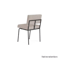 image-mondaydiningchairnoarmsblackframepolverebeige21-f-21 thumb image