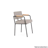 image-mondaydiningchairwitharmsblackframenaturalarmspolverebeige21-f-7 thumb image