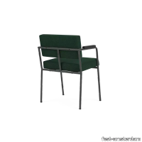 image-mondaydiningchairwitharmsblackframeblackarmscubegreen58-f-14 thumb image