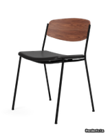 3081_lynderup-chair--metal-base-seat-upholstered_162-51301_walnut-lacquered-leather-omni-301-black_v2 thumb image