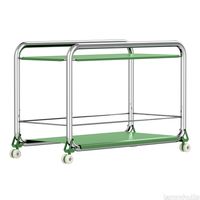 Lammhults_Tension_trolley_chrome_green_frontangle_v01.jpeg thumb image