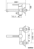 MINI-X-Wall-mounted-bathtub-mixer-NEWFORM-274000-dima3681ed5.jpg thumb image