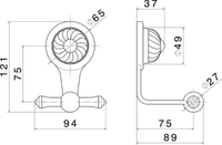 DELUXE-ACCESSORIES-Robe-hook-NEWFORM-273877-dim75cd0f69.jpg thumb image