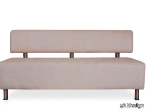 OFFSET - Fabric bench seating with back _ 5A Design