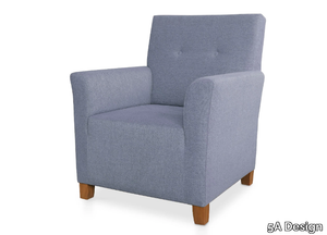 BOSS - Upholstered fabric armchair with armrests _ 5A Design