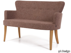 CUORE DOUBLE - Fabric bench / small sofa _ 5A Design