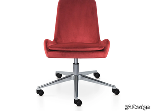 DOLPHIN 5 WAYS - Swivel fabric office chair with 5-Spoke base _ 5A Design