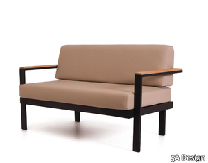 FORTE - Powder coated steel small sofa _ 5A Design