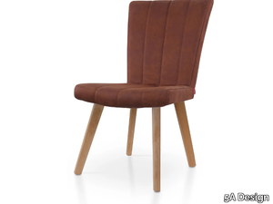 GALA OAK - Upholstered fabric chair _ 5A Design