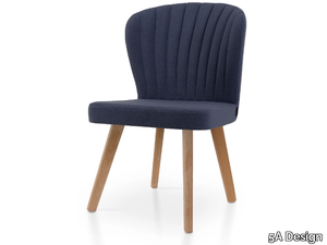 GLORIA OAK - Upholstered fabric chair _ 5A Design