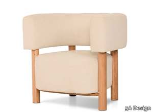 PANAMA - Fabric easy chair with armrests _ 5A Design