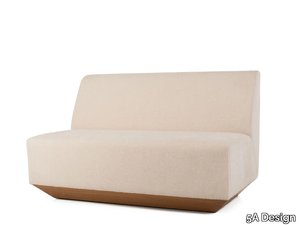 PASHA - Modular fabric bench seating with back _ 5A Design