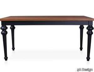 RONDO - Rectangular oak table _ 5A Design