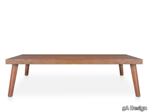 SWAN - Rectangular oak coffee table _ 5A Design