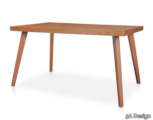 SWAN - Rectangular oak table _ 5A Design