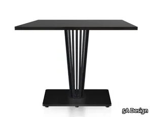 CURVO SQUARE - Square powder coated steel high side table _ 5A Design