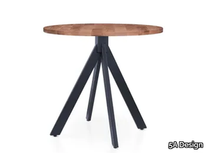 SPIDER METAL - Round wooden coffee table _ 5A Design