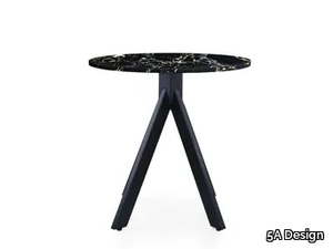 SPIDER METAL - Round Portoro marble coffee table _ 5A Design