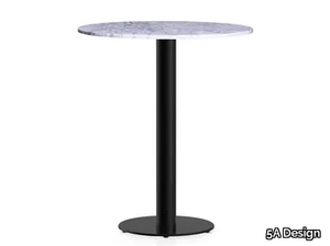 VENUS ROUND - Round Calacatta marble high table _ 5A Design