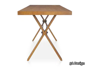 XX OAK - Rectangular oak high table _ 5A Design