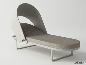 VENTO - Powder coated aluminium sun lounger _ 10Deka