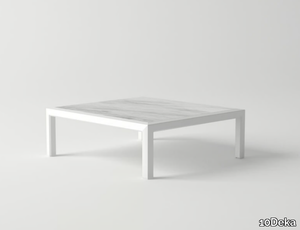 VICTUS - Low rectangular aluminium coffee table _ 10Deka