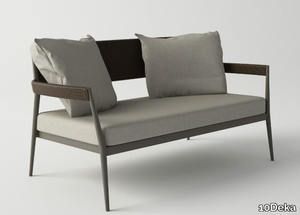 CURACAO - Powder coated aluminium garden sofa _ 10Deka