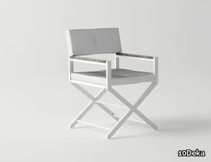 ULTRA - Aluminium garden chair with armrests _ 10Deka