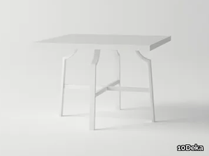 AGOSTO - Square aluminium garden table _ 10Deka