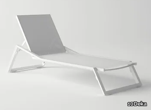 NUBES - Recliner aluminium sun lounger _ 10Deka