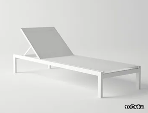 MILOS - Recliner aluminium sun lounger _ 10Deka