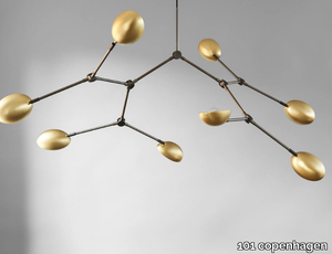 DROP CHANDELIER - LED brass chandelier _ 101 copenhagen