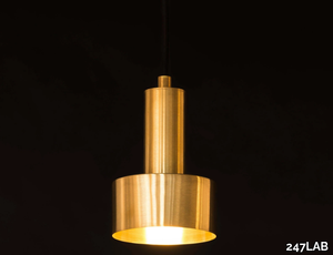 BOATY S - LED brass pendant lamp _ 247LAB