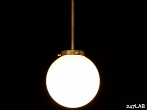 RO'S TIGE - LED brass and glass pendant lamp _ 247LAB