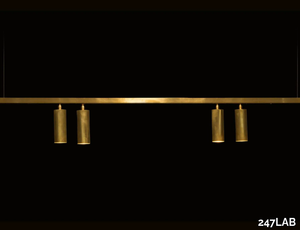 RIGA 14/00 - LED brass pendant lamp _ 247LAB