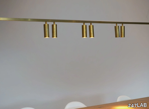 RIGA 22/00 - LED brass pendant lamp _ 247LAB