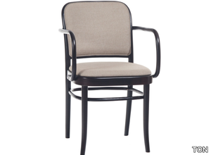 811 - Fabric chair with armrests _ TON