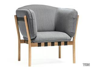 DOWEL - Upholstered armchair _ TON