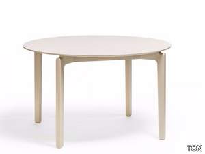 LEAF - Round wooden table _ TON