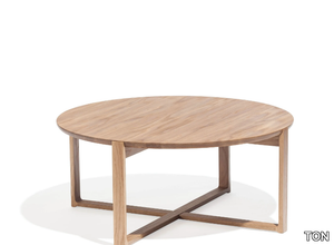 DELTA COFFEE 724 - Low solid wood coffee table _ TON