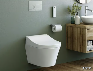 WASHLET® RG - Wall-hung ceramic toilet with bidet with spray _ TOTO