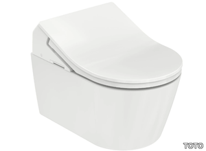 WASHLET® RX EWATER+ AUTO FLUSH - Wall-hung ceramic toilet with spray with bidet _ TOTO